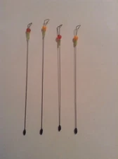 Titanium NiTi Ice Fishing Spring Bobber 4 pack UL Wire .016