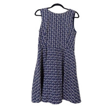 Zara A-line open back print dress