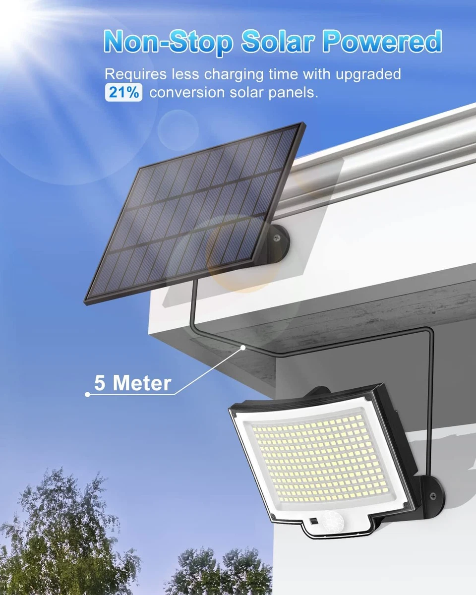 Solar powered dusk to sale dawn security light