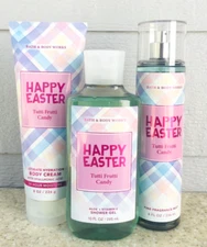 3 TUTTI FRUTTI CANDY Shower Gel Body Wash + Body Cream + Fragrance Mist SET of 3