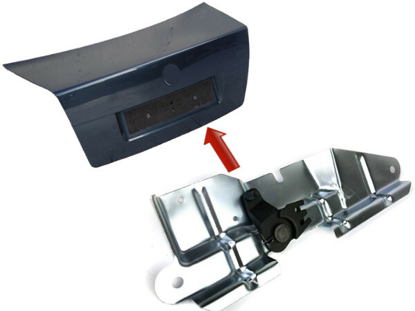 Bootlid Trunk Latch Bracket – Replacement For VW Bora Jetta MK4 (2001-2005) – Metal, Silver