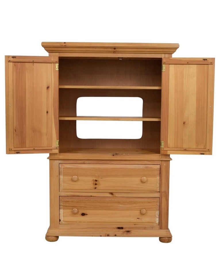 Broyhill Fontana Pine Armoire/TV Wardrobe Excellent Condition eBay