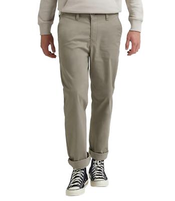 LEE JEANS UOMO PANTALONE Regular Chino L71FTYA24 FANGO MUSHROOM