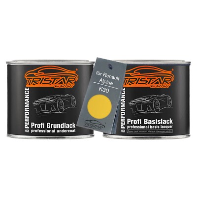Autolack Set Dose spritzfertig für Renault Alpine K30 Jaune Moutarde Nacre 1,0L