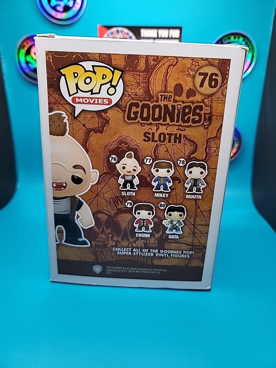 The Goonies Sloth フィギュア 76 Sloth The Goonies Funko Pop! #76- With protector RARE