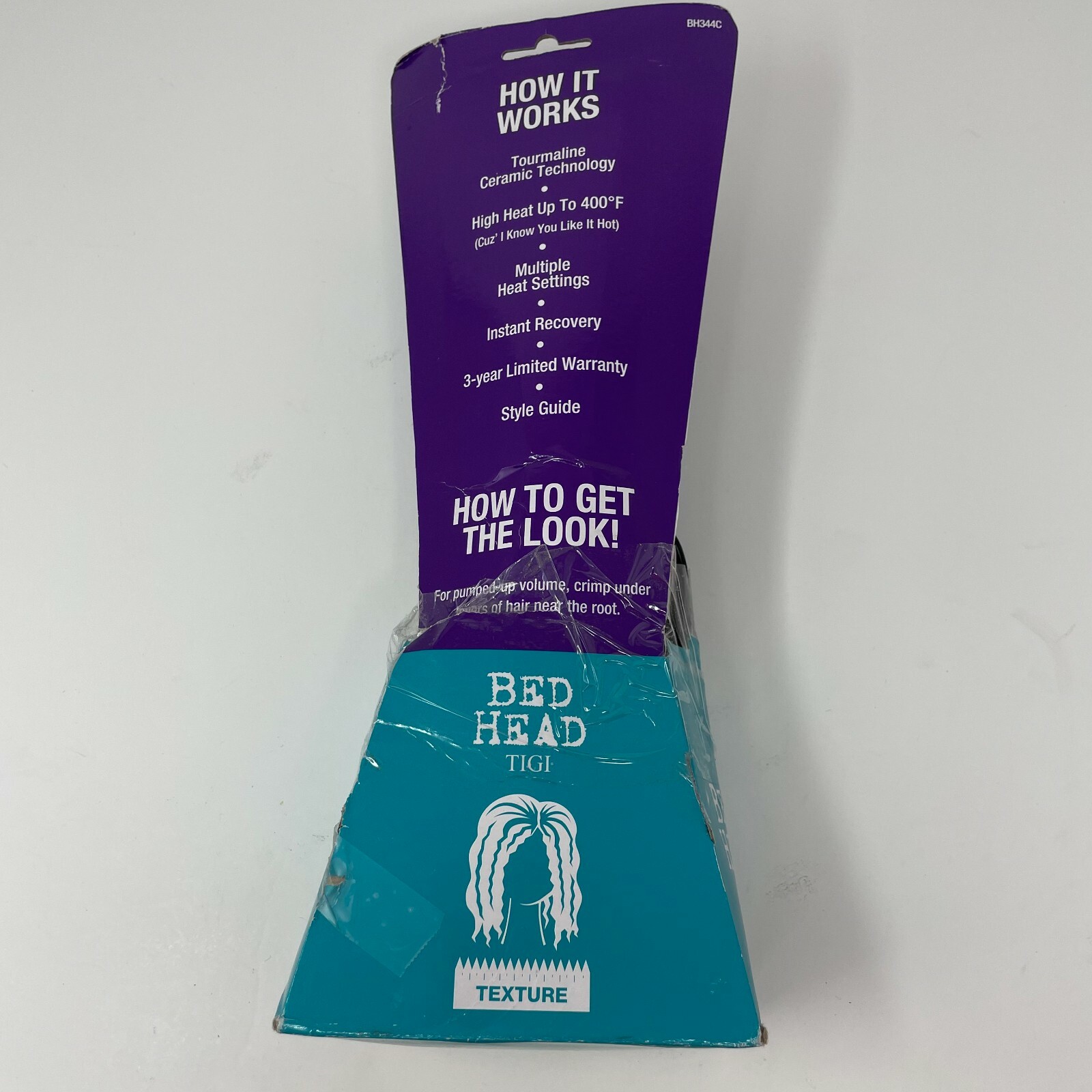 Bed Head Little Tease Hair Texture Crimper Tourmaline Ceramic 1