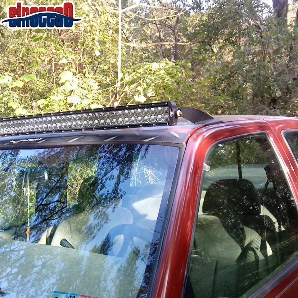 For Chevy GMC 1989-1998 52" Curved Light Bar Upper Roof Mounting Installing Kit - Imagem 2 de 4