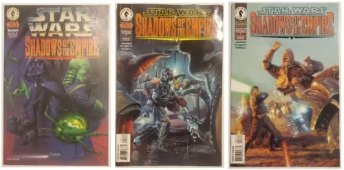 STAR WARS SHADOWS OF THE EMPIRE #1 KENNER PROMO #2 #3 1ST XIZOR DASH REDAR 4-LOM