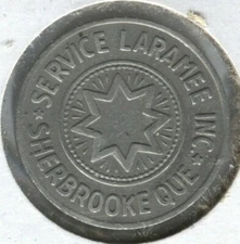 Service Laramee Inc. - Bus Token - Sherbrooke, Quebec, Canada - Lot # EC 5402