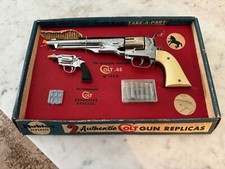 Hubley 2 Authentic Colt Gun Replica Original Box Collector Set Colt 45 No. 191