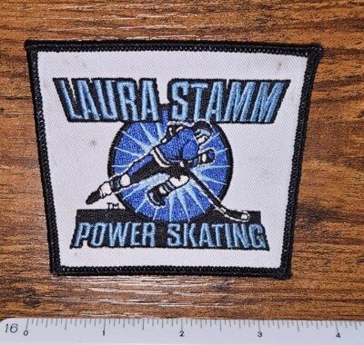 Laura Stamm Power Skating Hockey Ice Skating Sport Patch