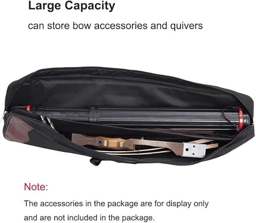 PMZ Archery 31" Large Bow Case Bag for Traditional Takedown Recurve Hunting Bow - Picture 4 of 6