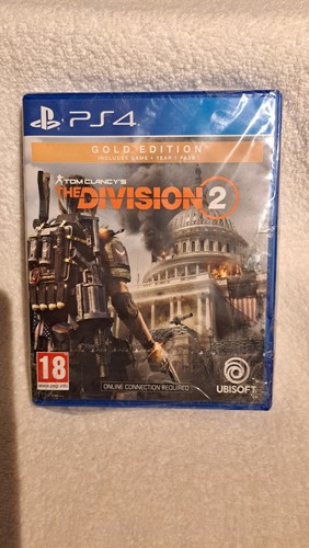 TOM CLANCY'S: THE DIVISION 2: ( PS4 GOLD EDITION NEW AND SEALED)