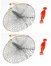 2-Pack of KUFA Casting Crab trap with 100' line (size:Diameter 22") CR55x2