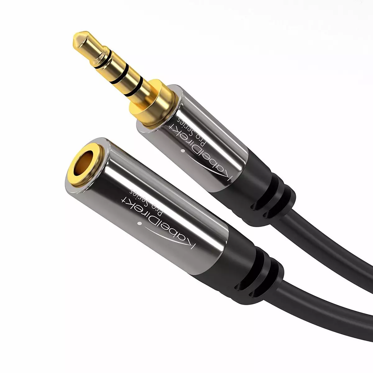 KabelDirekt PRO Series 0.5m Headset Extension AUX JACK Cable - 3.5