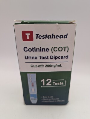 11Pack-T TESTAHEAD Test Strip in Urine Test Cassette for Rapid Test Easy to R...