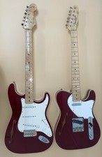 Fender 1994 Custom Match Set Stratocaster & Telecaster Electric Guitars 11 Of 12