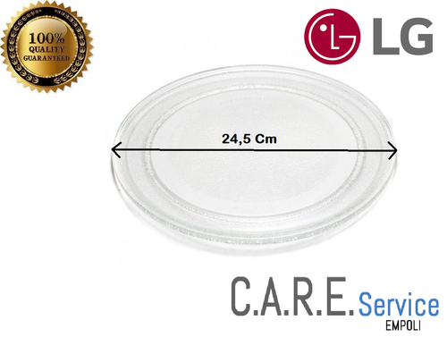 PIATTO PER FORNO MICROONDE 24,5 CM 245 MM UNIVERSALE LG ADATTABILE LISCIO |  eBay