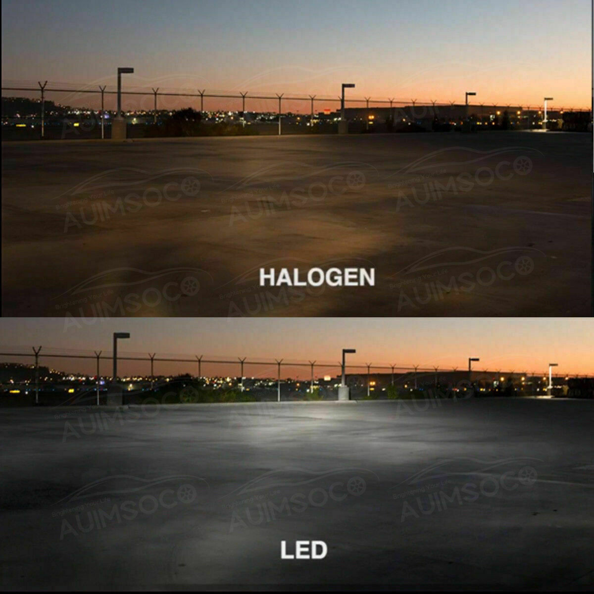 For Honda Accord 20032007 LED Headlight Bulbs White High/Low Beam 9005