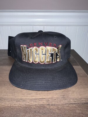 VINTAGE DEADSTOCK DENVER NUGGETS STARTER TWILL SNAPBACK HAT