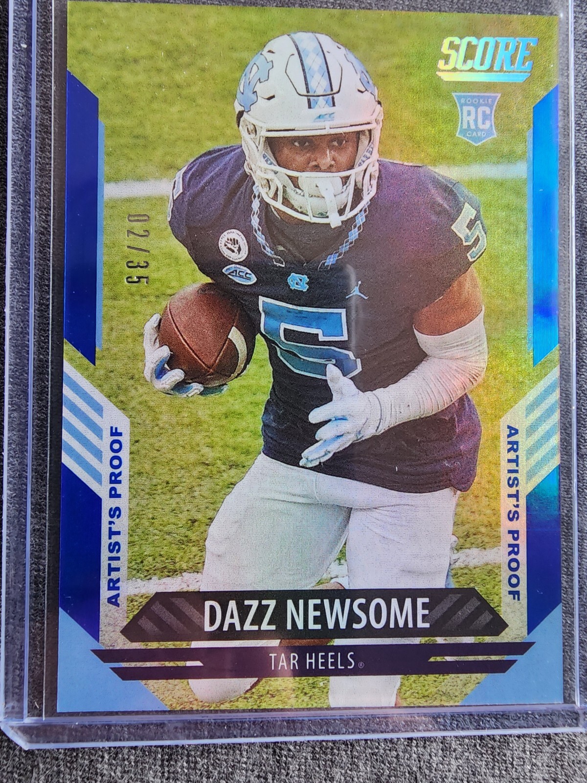 Dazz Newsome Panini Score #370 Artist Proof