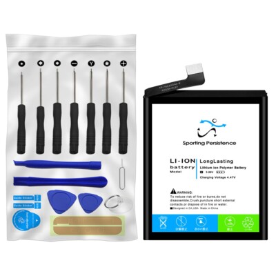 Long Endurance Displaceable 4600mAh Battery Toolset for TCL 20L Plus T775H T775B