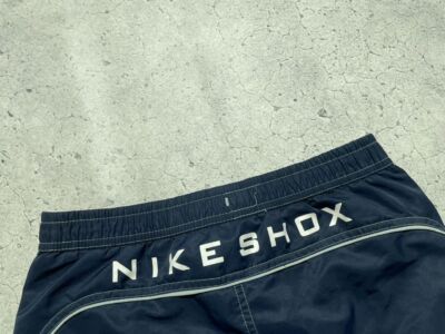Vintage Nylon Nike Shox Big Logo Swoosh Drill Shorts Y2K | eBay