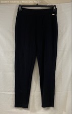 Tahari Women's Black Ponte Knit Seamed Leggings Pants NWT Size M