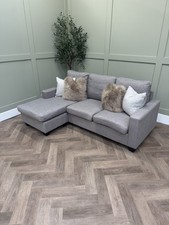 Grey - Small Left or Right Chaise Sofa – Delivery Included