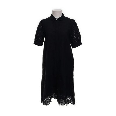 Ichi, Blusenkleid, Größe: 34, Schwarz, Baumwolle, Damen #GB3