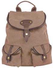 ZEDE Unisex Saint Paul Backpack - Camel Brown