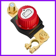 Top Post Battery Disconnect Switch, 12-48V Heavy-Duty Battery Kill Switch for Ca