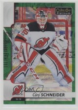 2017-18 O-Pee-Chee Platinum Emerald Surge 4/10 Cory Schneider #86 0c3
