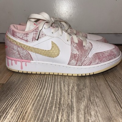 Nike Air Jordan 1 Low GS Big Kid Arctic Punch Paint Ice Cream CW7104-601 Youth 6