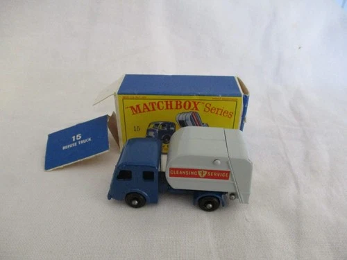 Matchbox Series Moko Lesney No15 Refuse Truck Boxed