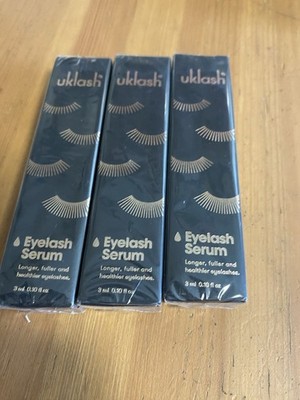 UKLASH Eyelash Serum 3.0 ml 0.10 fl oz NIB & Sealed Lot Of 3