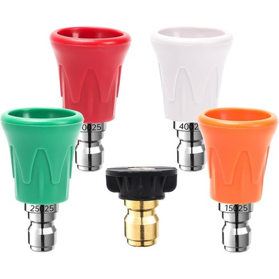 #ad Pressure Washer Tips w Rubber Guard 5 Pack 1 4quot; Quick Connect 4000 PSI $12.94