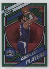 2020-21 Panini Donruss Complete Players Green Flood Paul George #19 0qn