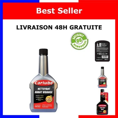Nettoyant moteur Carlube avant vidange 300 ml - Photo 1/4