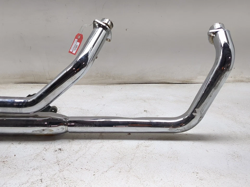 01-09 Silenciador de tubo de escape completo Honda VT750 DC Shadow Spirit COBRA Foto 2 de 4