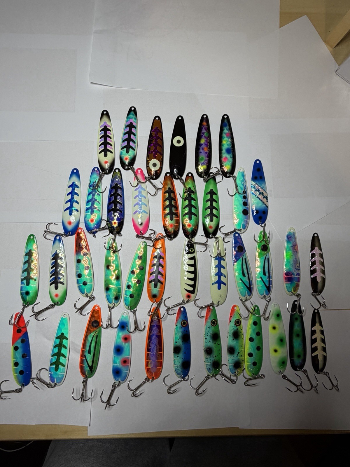 (39) Moonshine Standard spoons in various carbon colors. pre Acme - Image 2