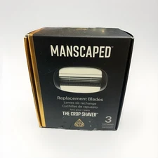 Manscaped the Crop Shaver Replacement Blades, 3-Pack, Refill Cartridges for Men