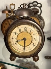 Antiker Seltener Junghans Wecker vor 1945 Holzwecker