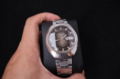SERVICED] Rare Vintage 1973 Seiko 5 Actus SS 23 Jewels 6106-7590