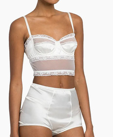 DOLCE & GABBANA White Lace Bustier Top - IT 38 / US XS - ✨SOLD OUT✨