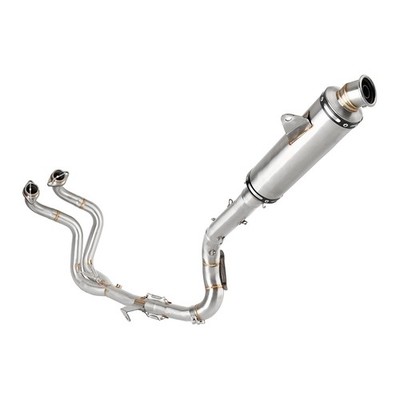 Exhaust Header Mid Link Pipe With Muffler Pipe For Yamaha Tenere 700 2021-2024 