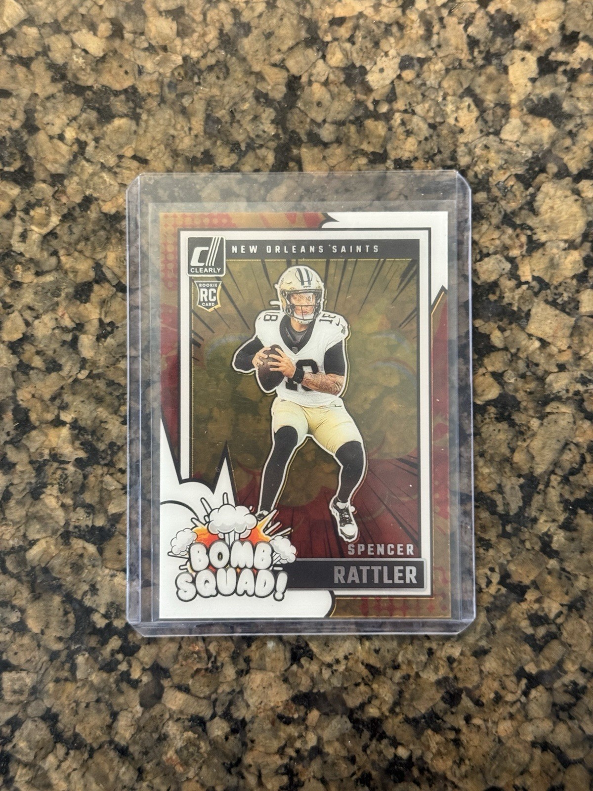 2024 Panini Clearly Donruss - Clearly Bomb Squad Spencer Rattler Rookie Card SP