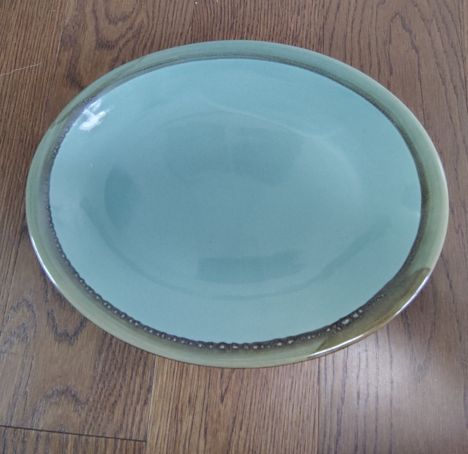 RARE JOHN B. TAYLOR COUNTRY FARE OVAL PLATTER ZANESVILLE LOUISVILLE STONEWARE