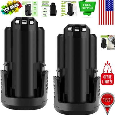 Quick Charge 2-Pack Battery for Dremel Tools - Long-lasting 3.0Ah Capacity