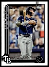 2025 Topps Richie Palacios Tampa Bay Rays #124